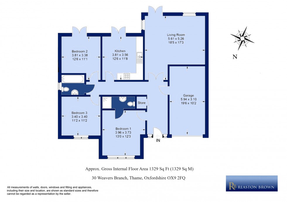 Floorplan for Thame Oxfordshire